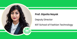 Interview Prof Gipsita Nayak Deputy Director at KIIT School of Fashion Technology